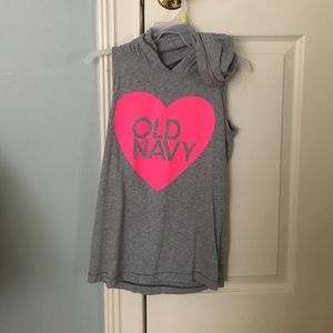 old navy tank hoodie