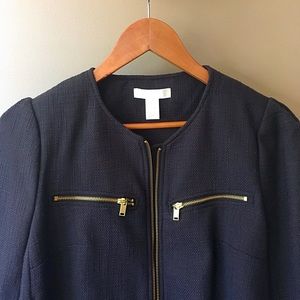 NWOT Navy/Grey H&M Blazer 💼➡️🍸