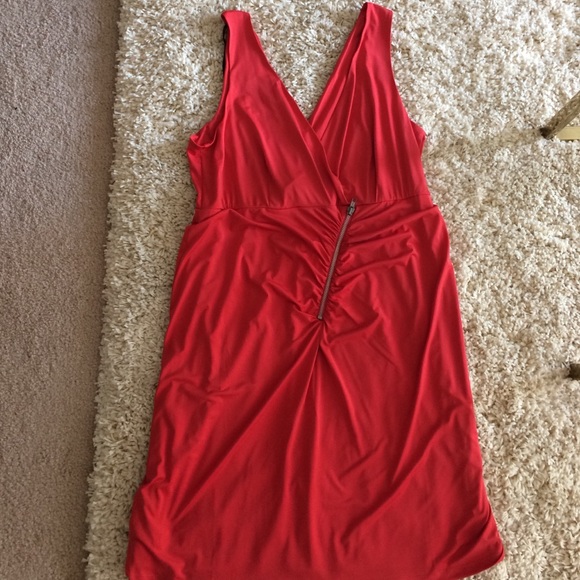 Sexy red zip Torrid dress 14/16