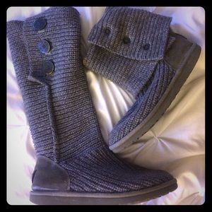 Ugg knit boots (gray)