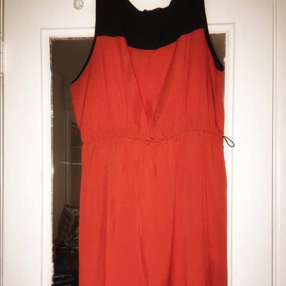 Black and orange dress size 3x