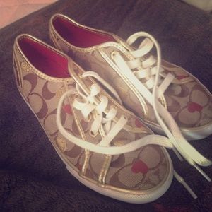 COACH brand shoes (Size 5)