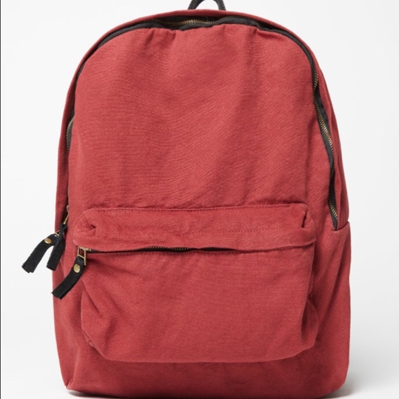 Red small backpack