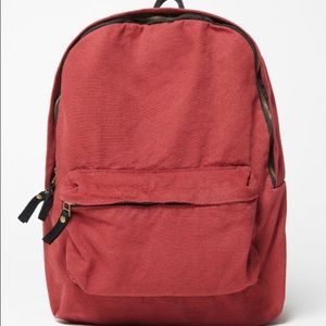 Red small backpack