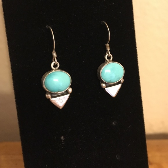 Jewelry - Sterling Silver and Turquoise Earrings