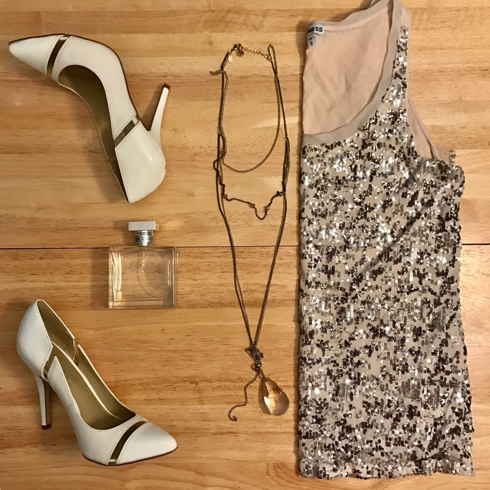 Express Sequin Tank