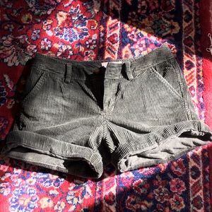 Moss Green Corduroy Old Navy Shorts