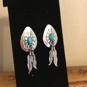 Sterling Silver And Turquoise earrings