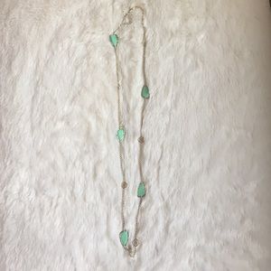 Kendra Scott Kinley necklace in sea foam
