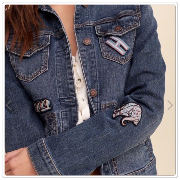 🆕 Hollister denim patch jacket - Picture 3 of 3