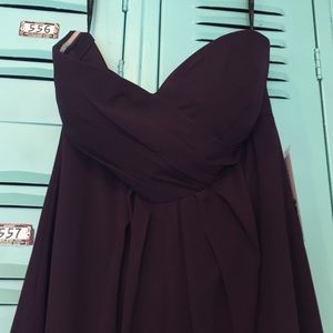 Chiffon cocktail dress.