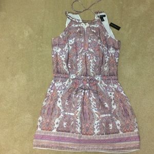 White House black market sun dress L