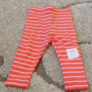 Salmon & White Leggings