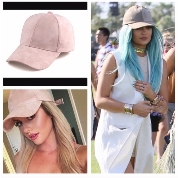 Accessories - Kylie Jenner inspired Suede Cream Hat