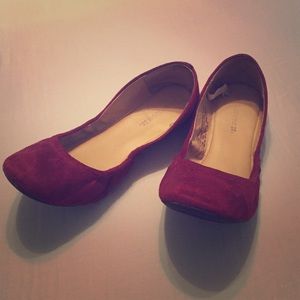 Red mossimo flats