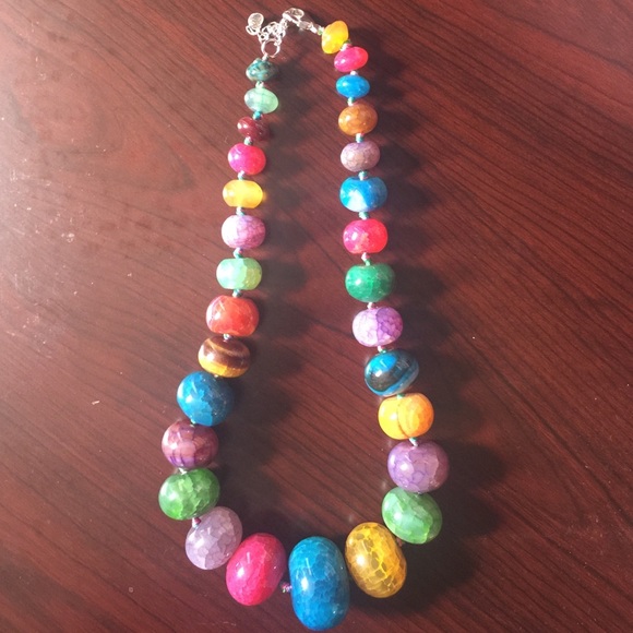 Beautiful gemstone necklace brand new
