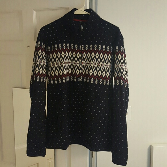 Printed fleece jacket