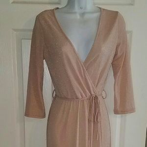 Nude shimmer with navy ombre