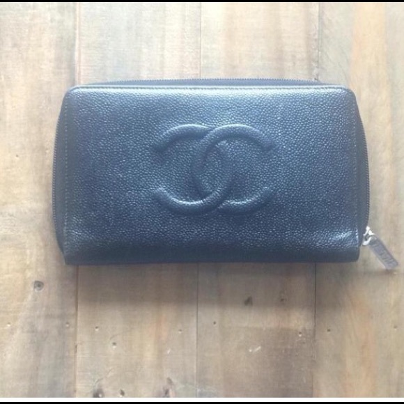 Chanel Caviar CC Leather Wallet - Picture 1 of 4