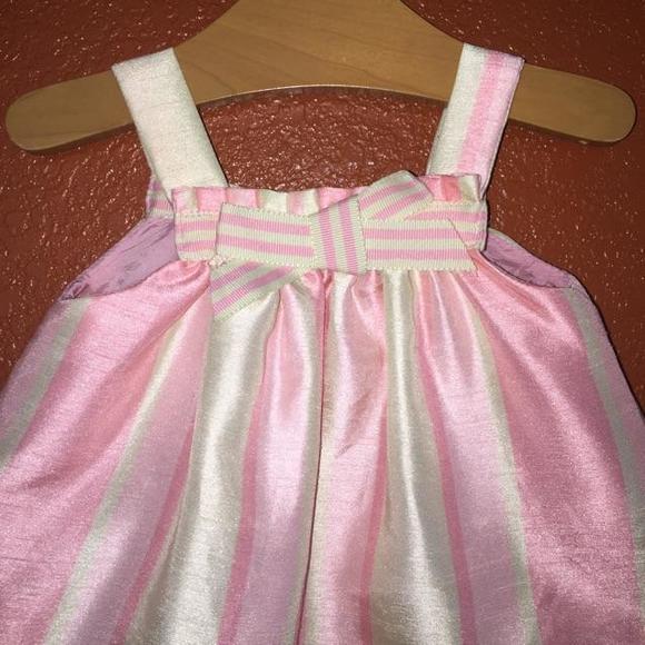Disney Dresses - Disney Classic Pooh Pink and Green Satin Dress NB Disney Dresses - Disney Classic Pooh Pink and Green Satin Dress NB