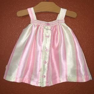 Disney Dresses - Disney Classic Pooh Pink and Green Satin Dress NB Disney Dresses - Disney Classic Pooh Pink and Green Satin Dress NB