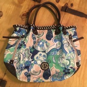 Franco Sarto paisley purse handbag