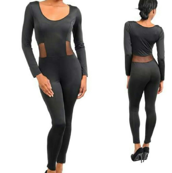 Sexy black jumpsuit