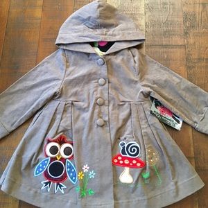 Taupe Owl Coat