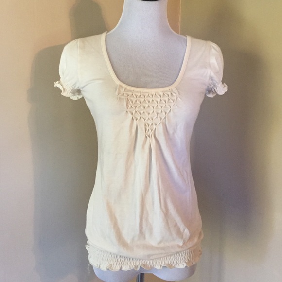 Ivory Puff Sleeve Top
