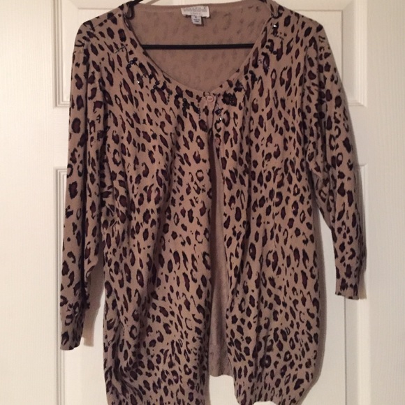 Leopard cardigan