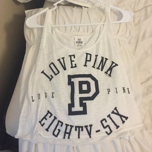 Victoria's Secret pink crop tank