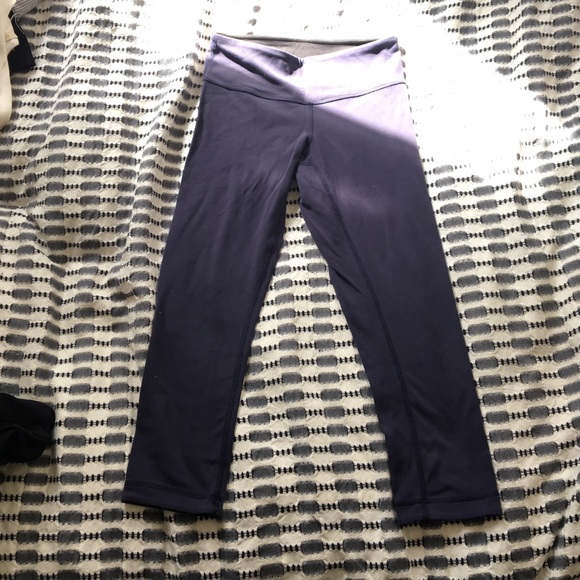 Reversible Lululemon crop leggings