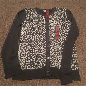 Animal print sweater