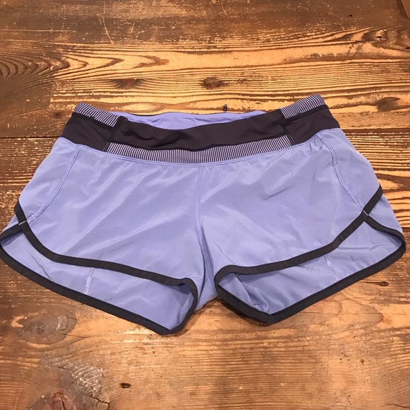 lululemon athletica Pants - Periwinkle and Navy Lululemon Speed Short Size 6