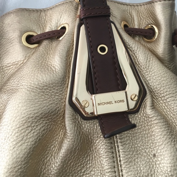Gold Michael Kors Handbag - Picture 2 of 6