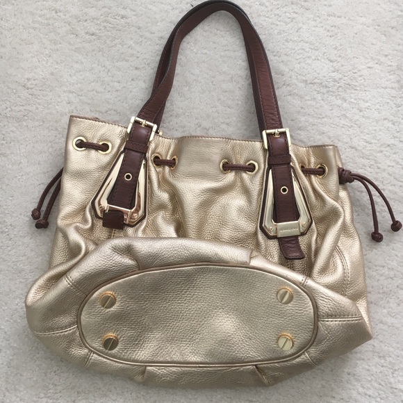 Gold Michael Kors Handbag - Picture 3 of 6