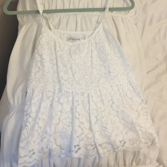 Abercrombie and Fitch ruffle tank