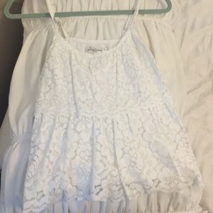 Abercrombie and Fitch ruffle tank