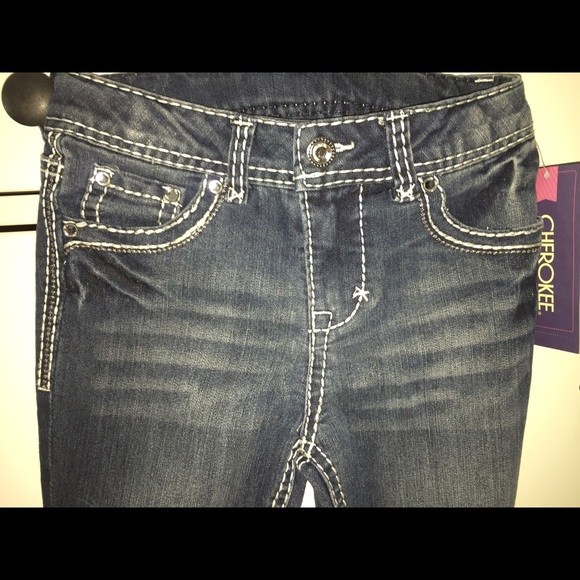 NWT Girls 6X Cherokee embellished Jeans