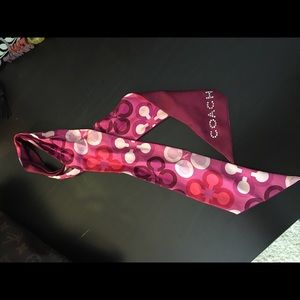 Coach purse scarf
