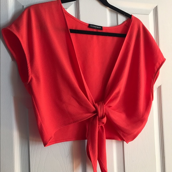 American Apparel Linen Tie Top