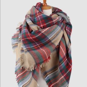 Tartan Plaid blanket scarf
