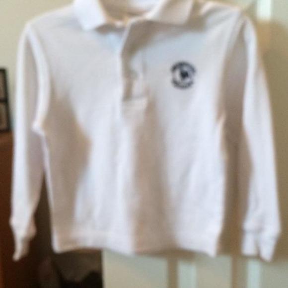 White collar polo shirts