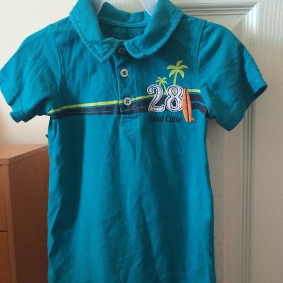 Carters onesie Aqua green