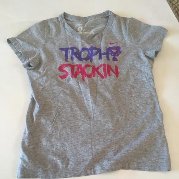 V-neck cotton Nike shirt