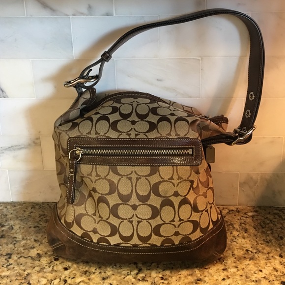 Brown Coach Hobo