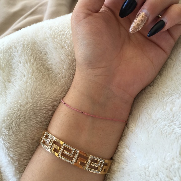 Geometric rhinestone bangle - Picture 1 of 3