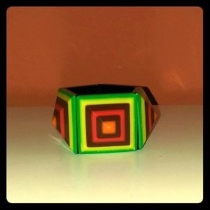 Multi-colored chunky bracelet