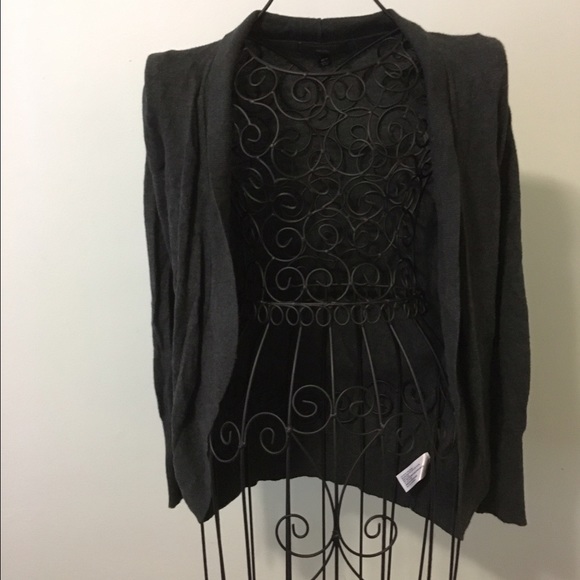 Dark gray cardigan