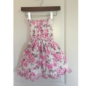 Stunning rose garden party dress